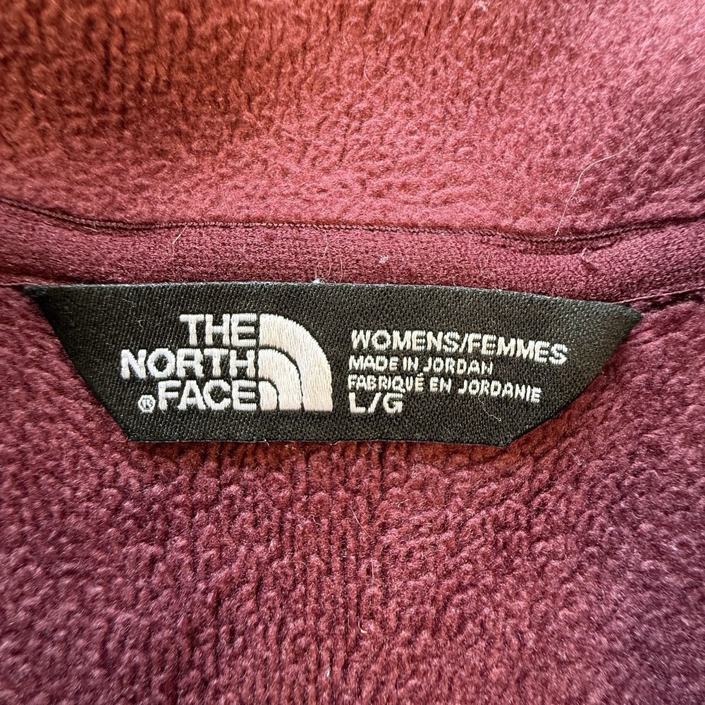 The‎ North Face Women's Agave Full Zip Jacket Burgundy Sequoia Red Size Large - Picture 7 of 11